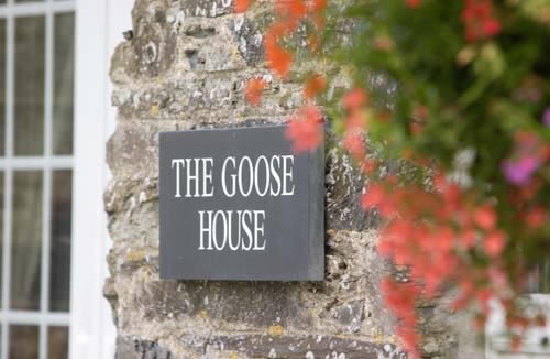 The Goose House slate sign
