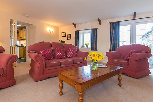 Spacious sitting room